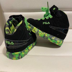 Neon-green Camo Fila
